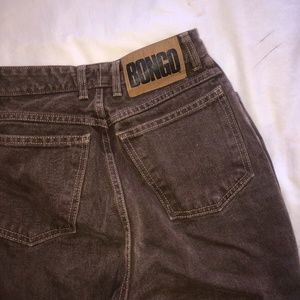 Brown High Waisted Straight Leg Jeans Bongo Brand
